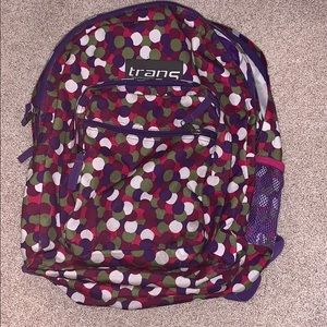 Perfect condition Trans Dotted Backpack!